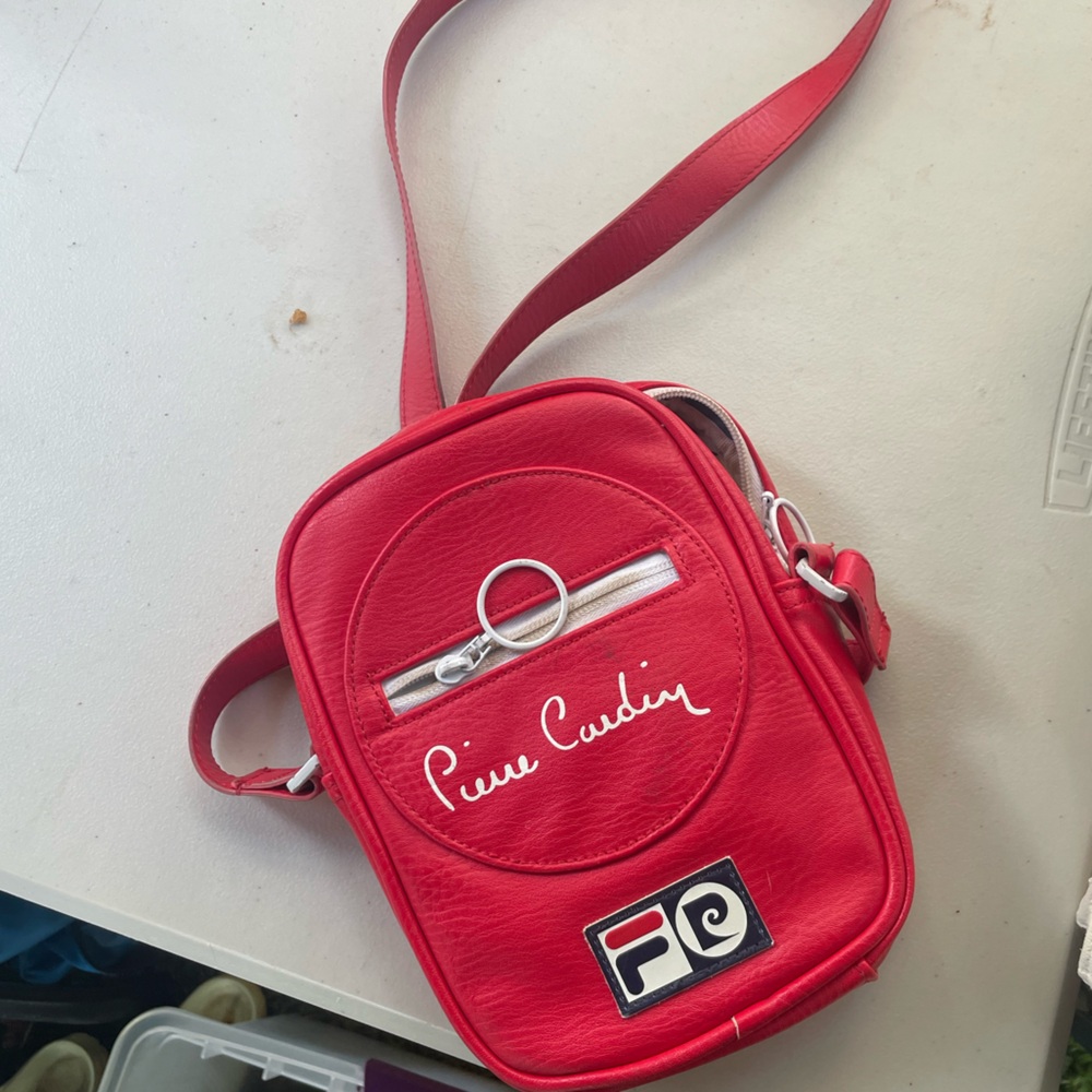 Pierre Cardin Bold Red Crossbody Bag